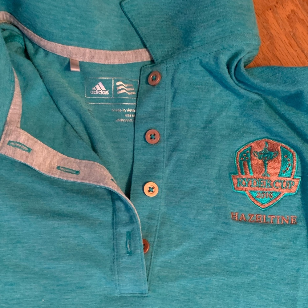 Green Adidas Golf polo